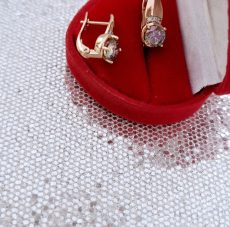 Medicininio aukso auskarai „Chamelio“