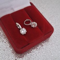 Pasidabruoti auskarai "deimanto"