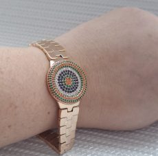 Paauksuota apyrankė "Vaivorykštė"